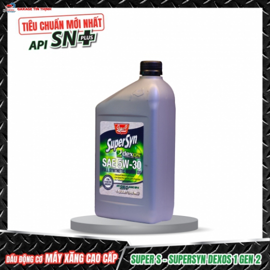 DẦU ĐỘNG CƠ MÁY XĂNG CAO CẤP: SUPER S SUPERSYN DEXOS 1™ - GEN 2 05W-30