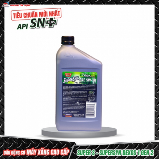 DẦU ĐỘNG CƠ MÁY XĂNG CAO CẤP: SUPER S SUPERSYN DEXOS 1™ - GEN 2 05W-30