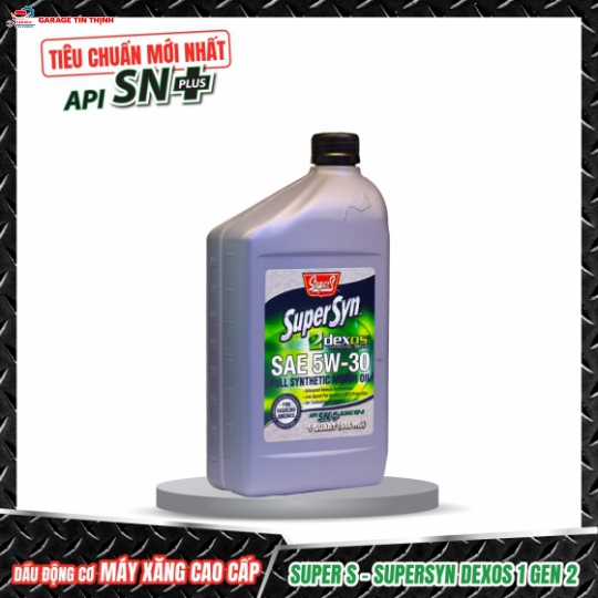 DẦU ĐỘNG CƠ MÁY XĂNG CAO CẤP: SUPER S SUPERSYN DEXOS 1™ - GEN 2 05W-30